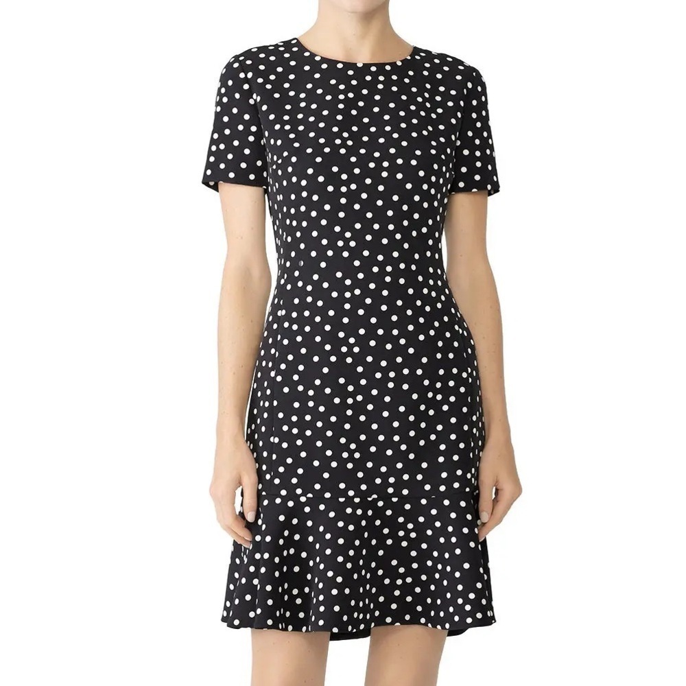 Slate + Willow black and white polka dot dress